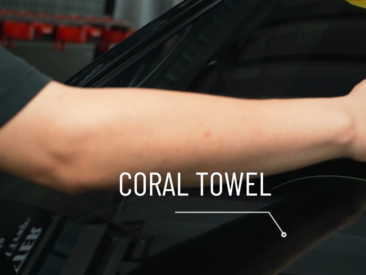 Buffing with a clean microfiber towel